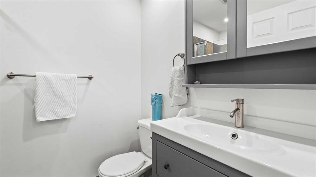 95 Elgin Meadows View Se, Calgary, AB - Indoor Photo Showing Bathroom