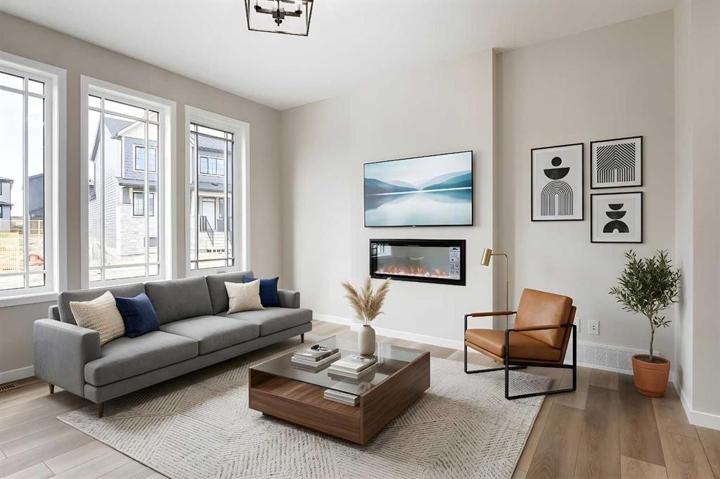 26 Alpine Gardens Sw, Calgary, AB - Indoor Photo Showing Living Room