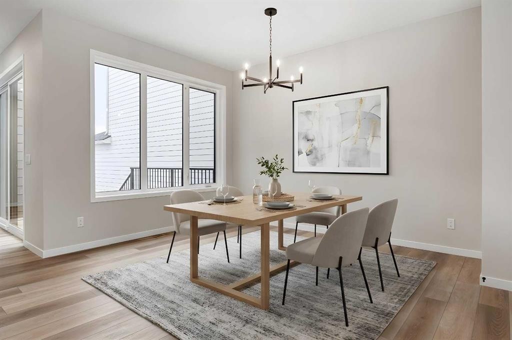 26 Alpine Gardens Sw, Calgary, AB - Indoor Photo Showing Dining Room