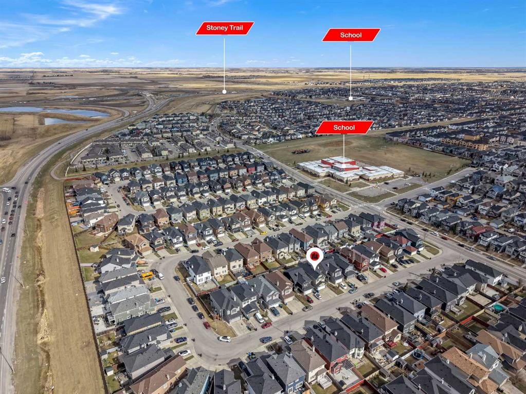 33 Saddlecrest Crescent Ne, Calgary, AB - Outdoor With View
