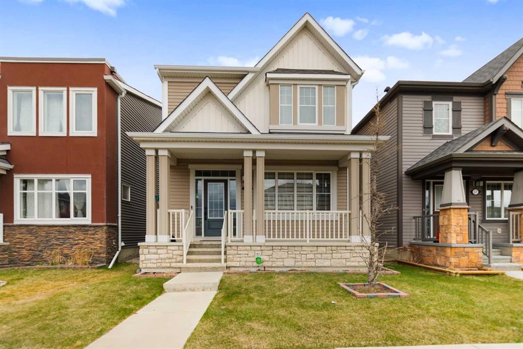 61 Cityscape Street, Calgary, AB - Outdoor With Deck Patio Veranda With Facade
