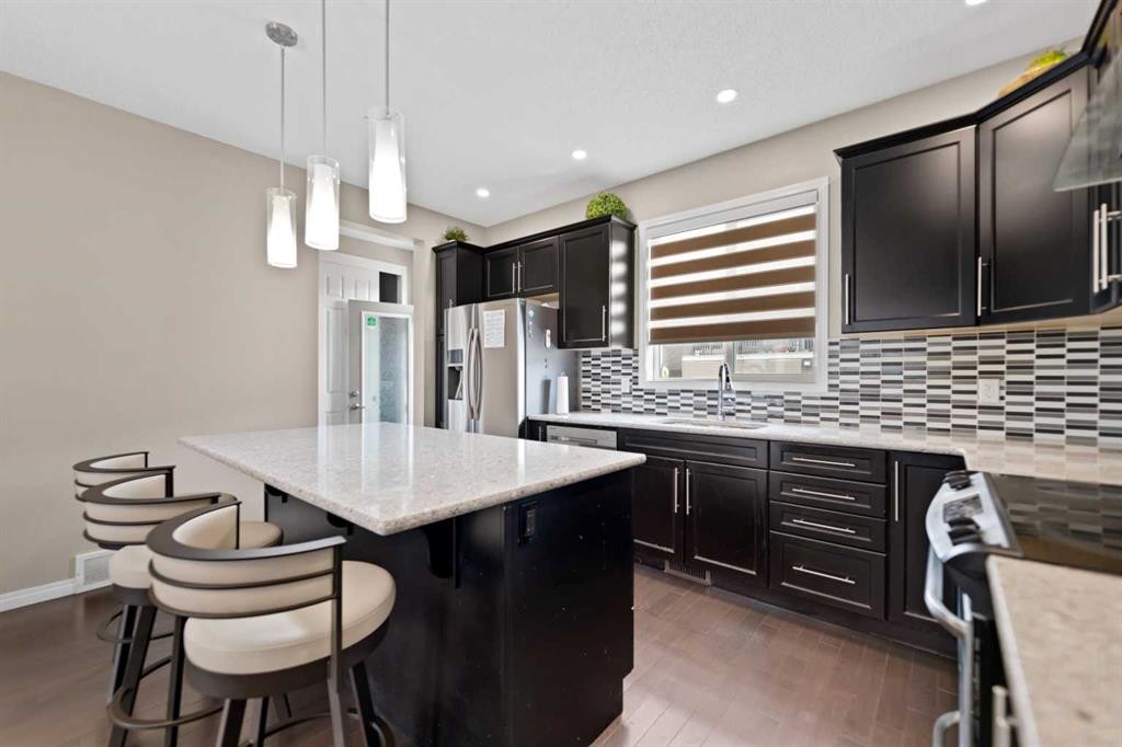 61 Cityscape Street, Calgary, AB - Indoor Photo Showing Kitchen With Upgraded Kitchen