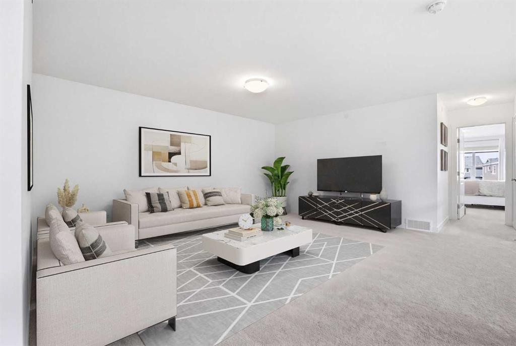 360 Calhoun Common Ne, Calgary, AB - Indoor Photo Showing Living Room