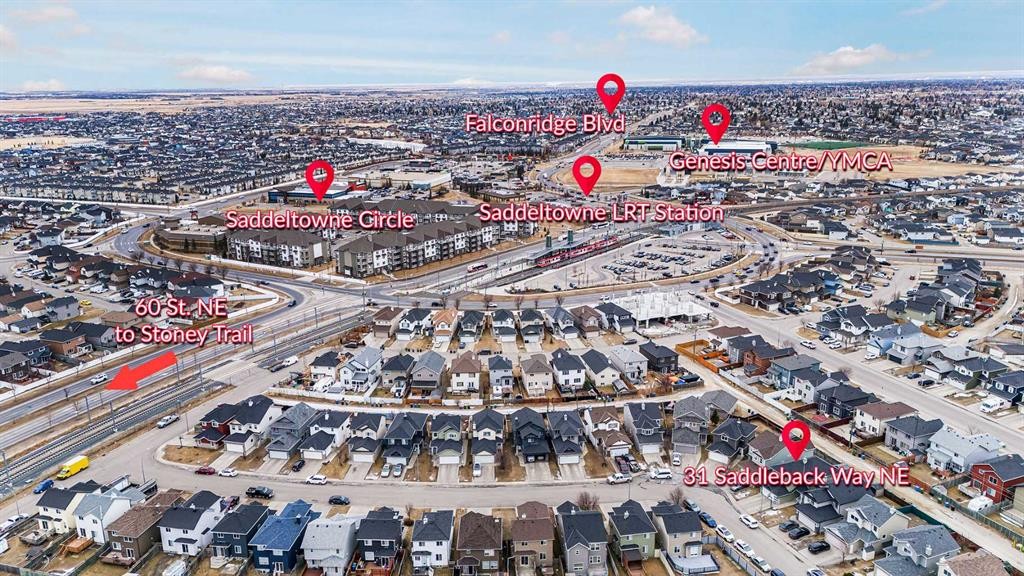 31 Saddleback Way Ne, Calgary, AB - Outdoor With View
