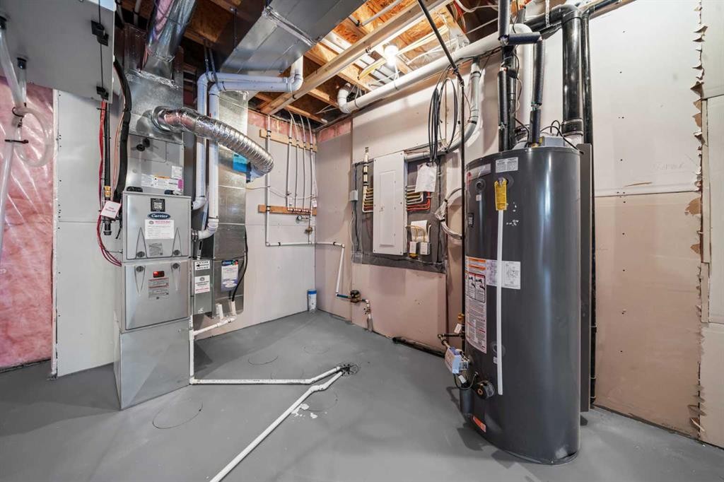46 Versant View Sw, Calgary, AB - Indoor Photo Showing Basement