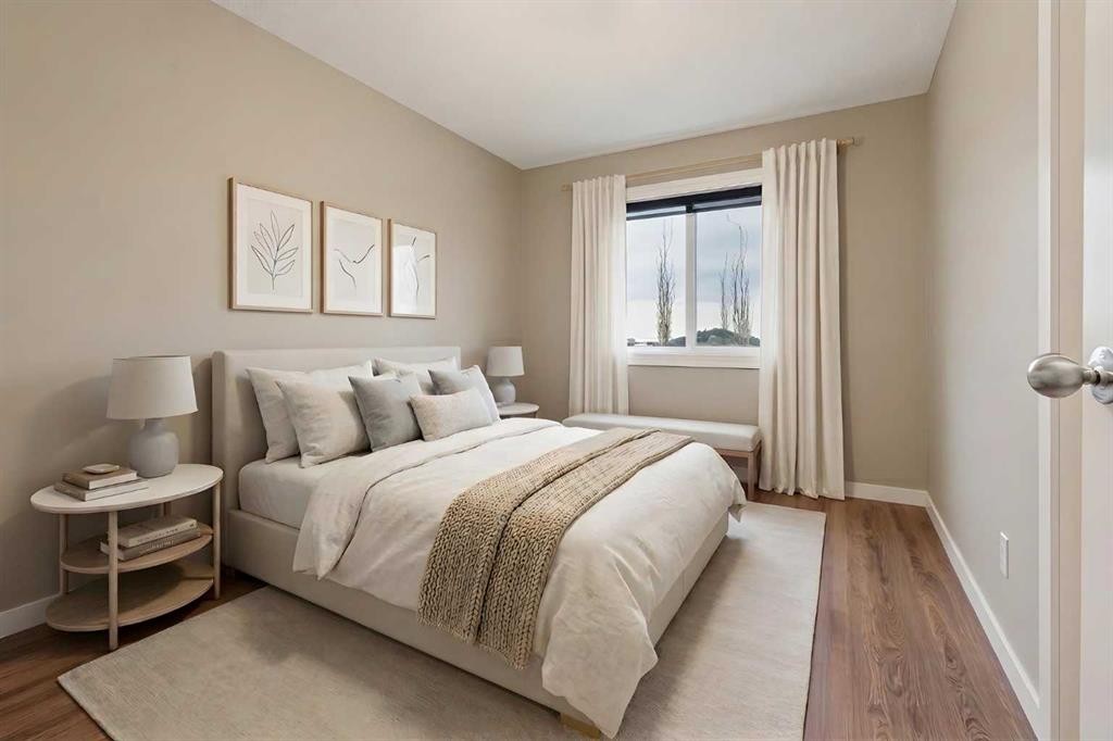 327 Panamount Point Nw, Calgary, AB - Indoor Photo Showing Bedroom