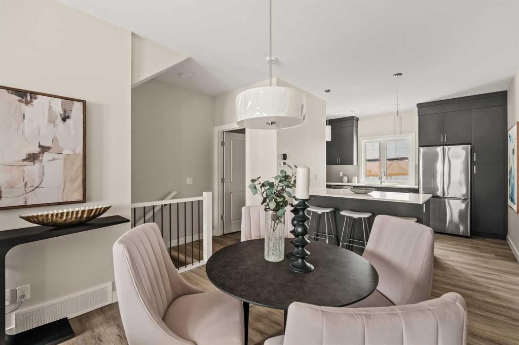 26 Rowmont Heath Nw, Calgary, AB - Indoor Photo Showing Dining Room