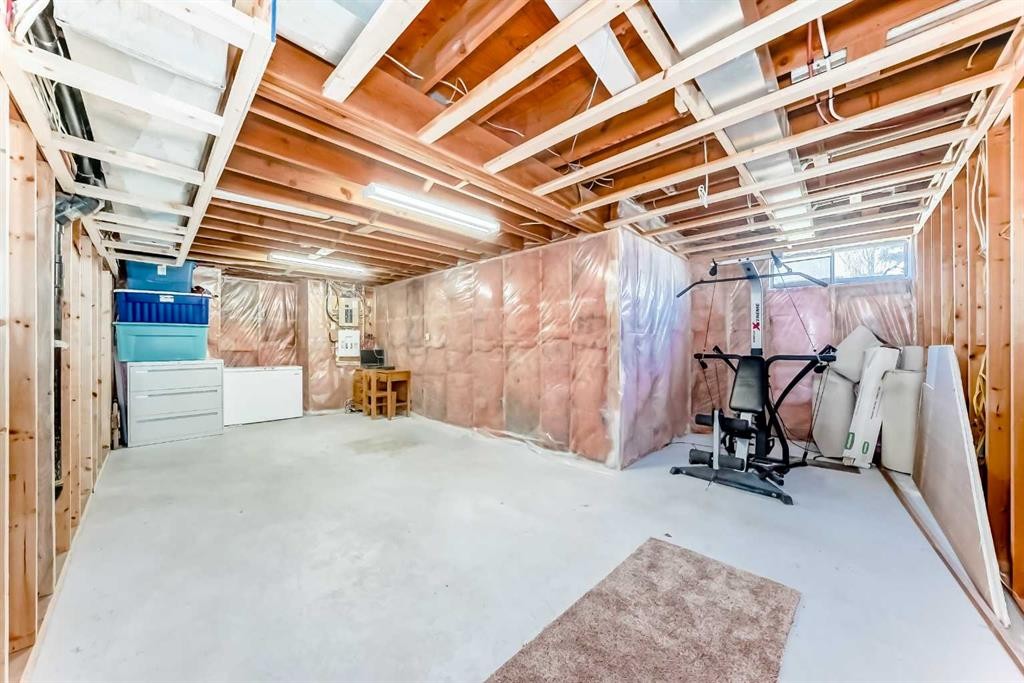 127 Mckerrell Way Se, Calgary, AB - Indoor Photo Showing Basement