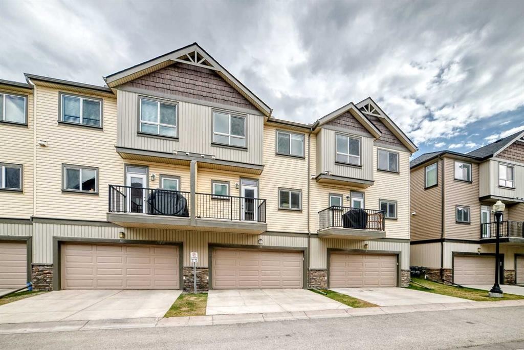 78 Kincora Heath Nw, Calgary, AB - Outdoor With Balcony With Facade