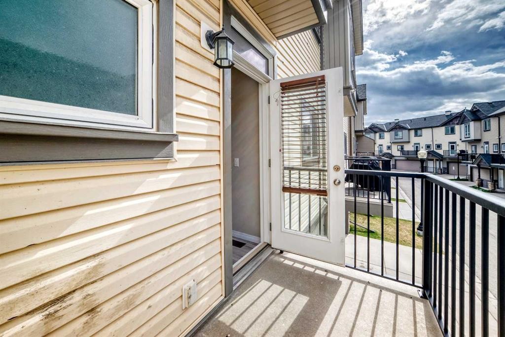 78 Kincora Heath Nw, Calgary, AB - Outdoor With Balcony With Exterior
