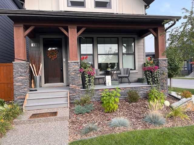 120 Treeline Manor Sw, Calgary, AB - Outdoor With Deck Patio Veranda