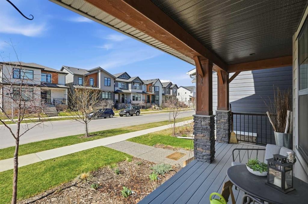 120 Treeline Manor Sw, Calgary, AB - Outdoor With Deck Patio Veranda