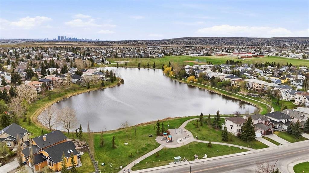 212 Harvest Wood Way Ne, Calgary, AB - Outdoor With Body Of Water With View