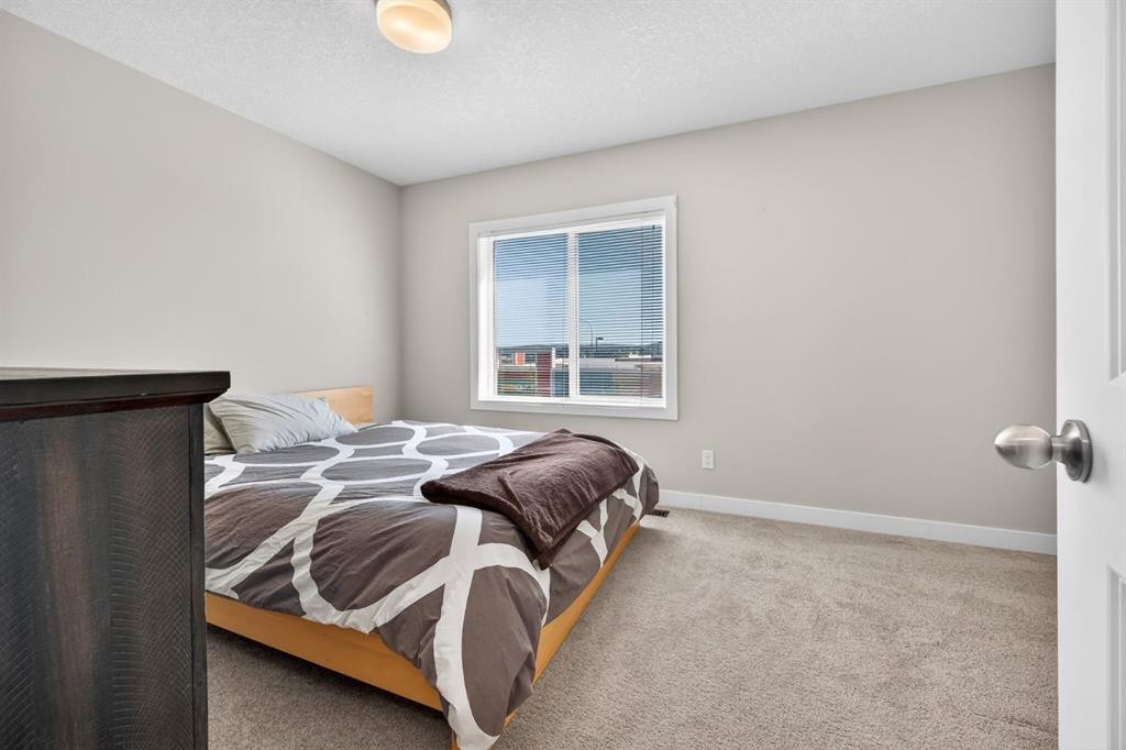 355 Silverado Common Sw, Calgary, AB - Indoor Photo Showing Bedroom