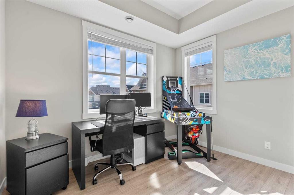 306 Cranbrook Walk Se, Calgary, AB - Indoor Photo Showing Office