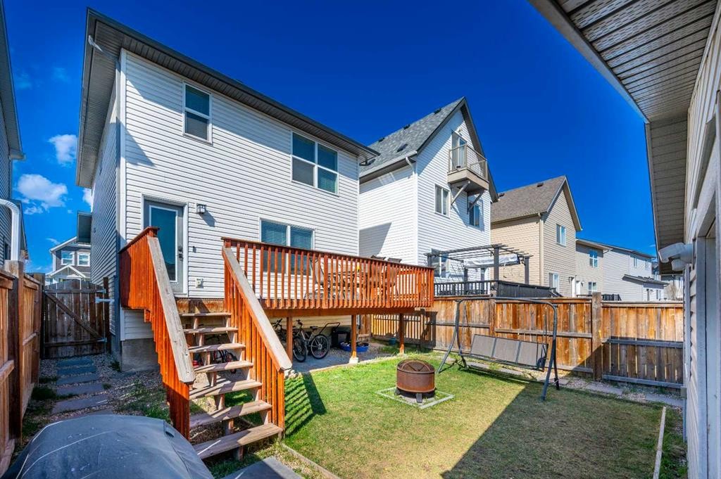 57 Skyview Point Common Ne, Calgary, AB - Outdoor With Deck Patio Veranda