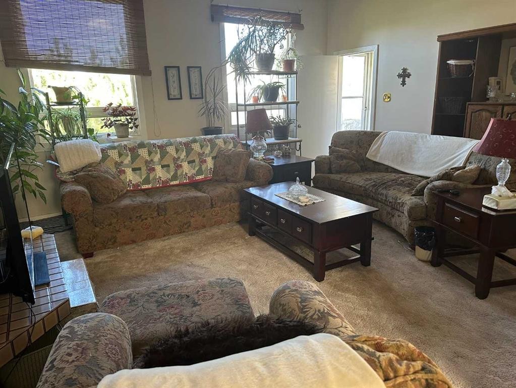 1435 22 Avenue, Didsbury, AB - Indoor Photo Showing Living Room