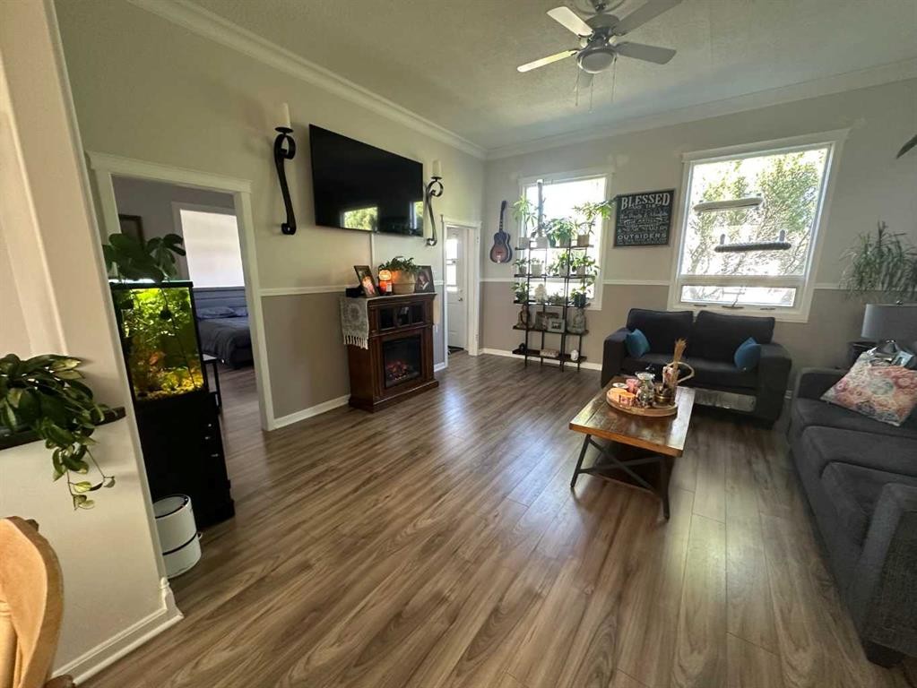 1435 22 Avenue, Didsbury, AB - Indoor Photo Showing Living Room