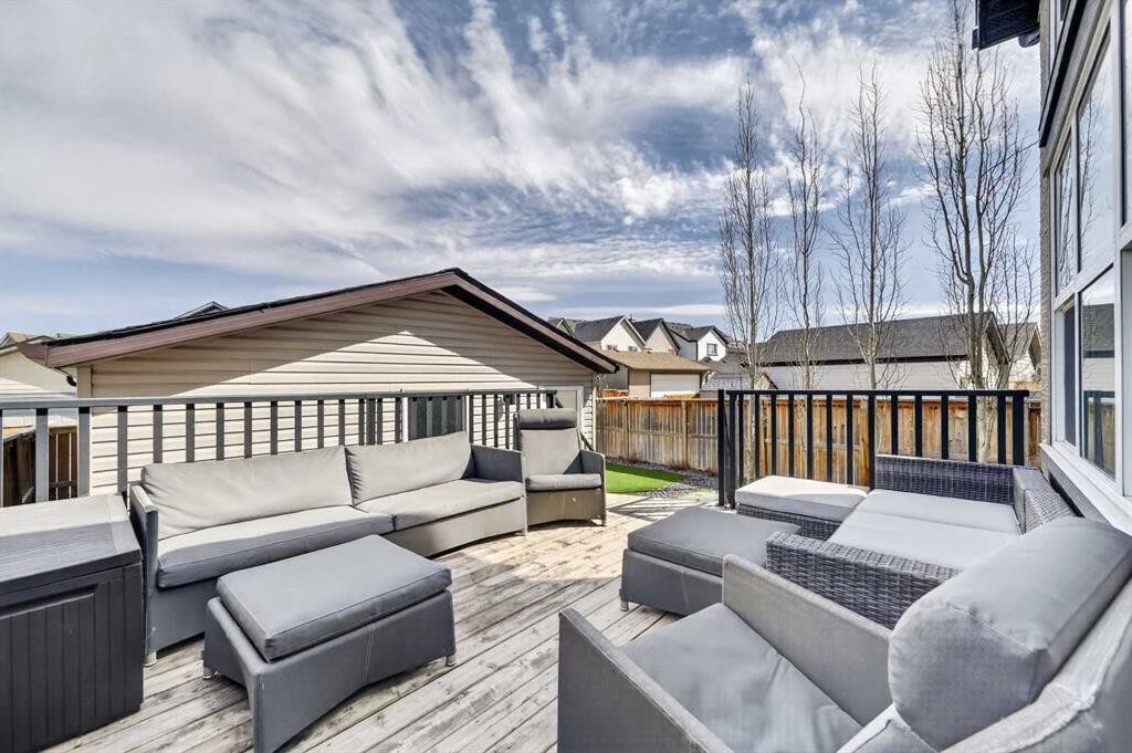 64 Masters Link Se, Calgary, AB - Outdoor With Deck Patio Veranda With Exterior