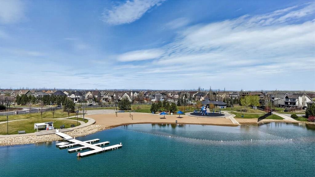 64 Masters Link Se, Calgary, AB - Outdoor With Body Of Water With View
