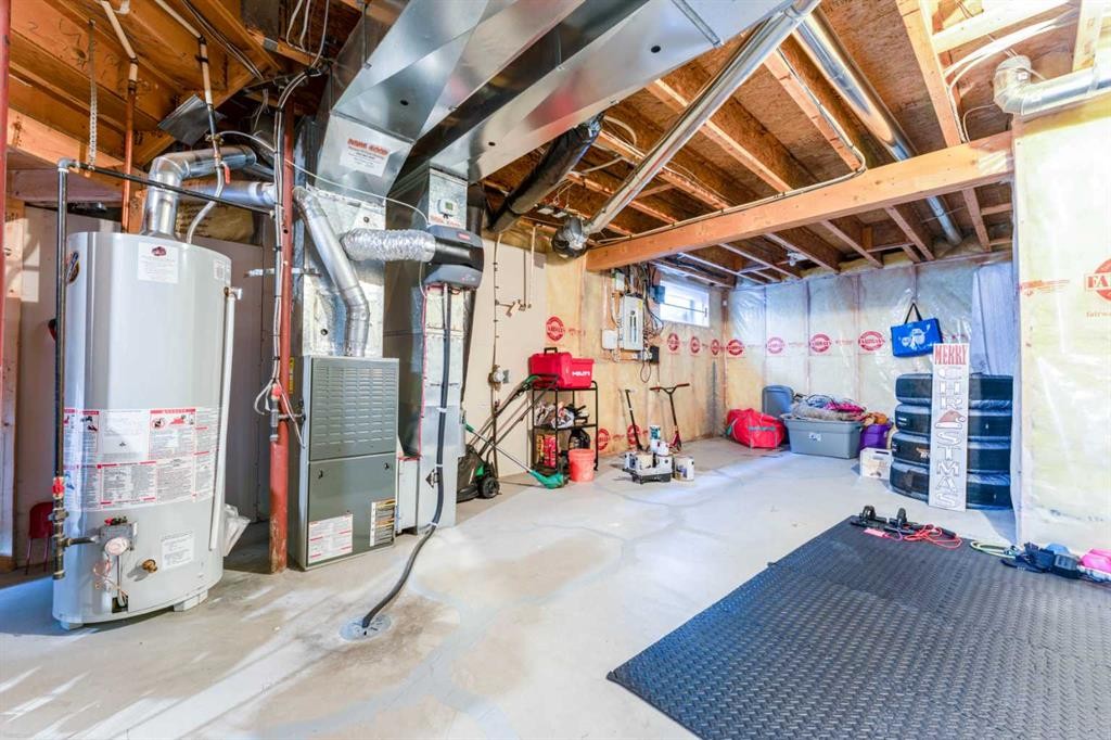 140 Prestwick Avenue Se, Calgary, AB - Indoor Photo Showing Basement
