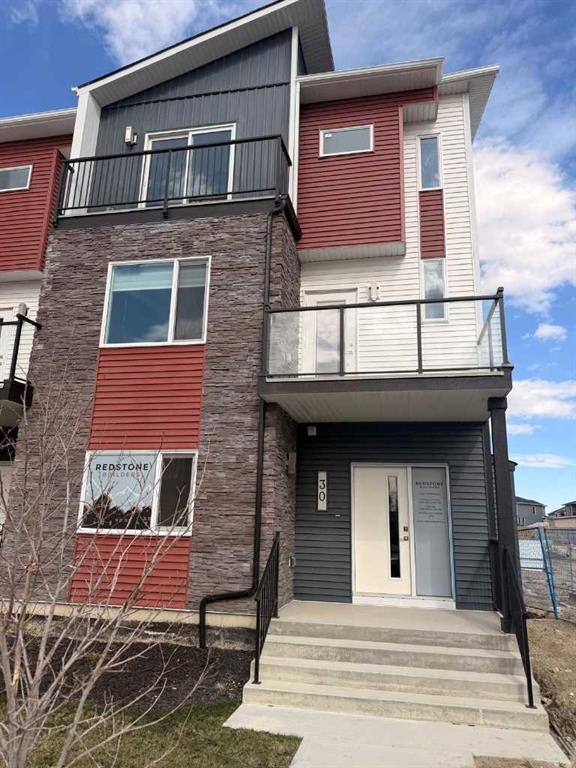 30 Red Sky Manor Ne, Calgary, AB - Outdoor With Balcony With Exterior