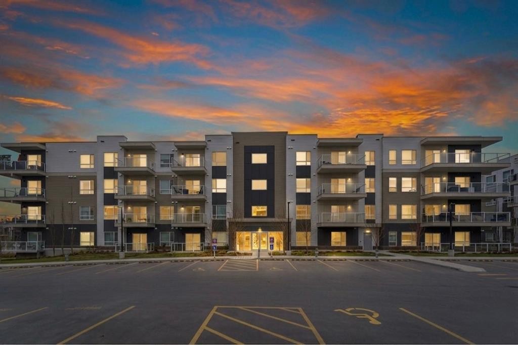 3201-220 Seton Grove Se, Calgary, AB - Outdoor With Balcony With Facade