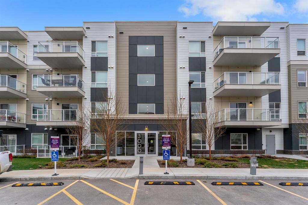 3201-220 Seton Grove Se, Calgary, AB - Outdoor With Balcony With Facade