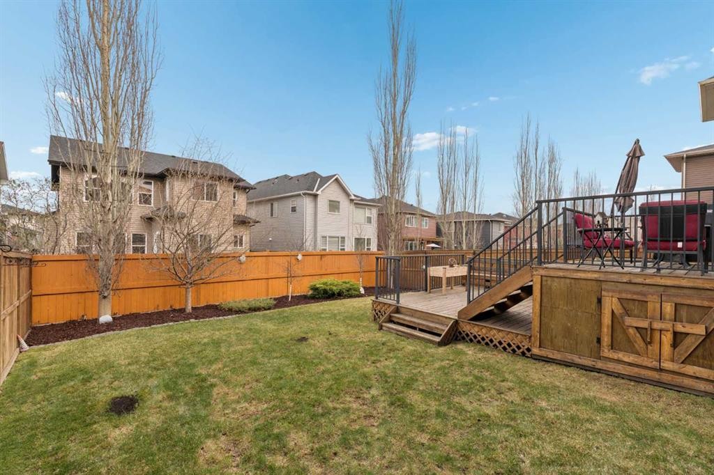 417 Silverado Boulevard Sw, Calgary, AB - Outdoor With Deck Patio Veranda