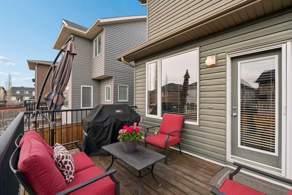 417 Silverado Boulevard Sw, Calgary, AB - Outdoor With Deck Patio Veranda With Exterior