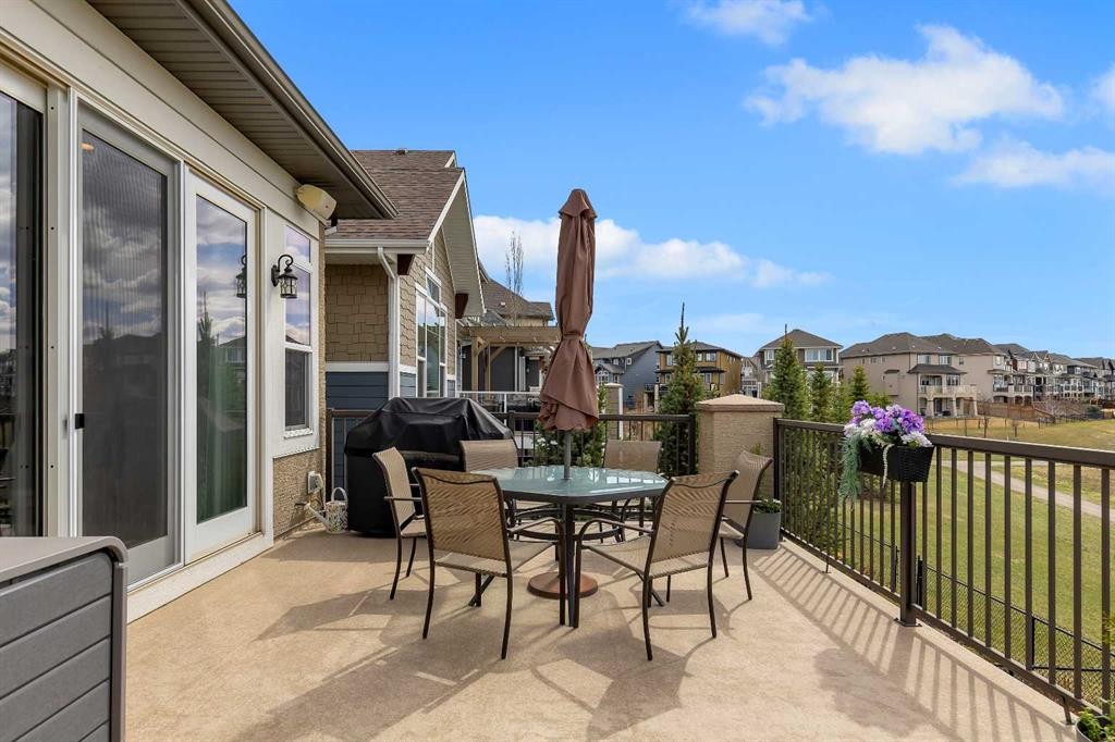 369 Marquis Landing Se, Calgary, AB - Outdoor With Deck Patio Veranda