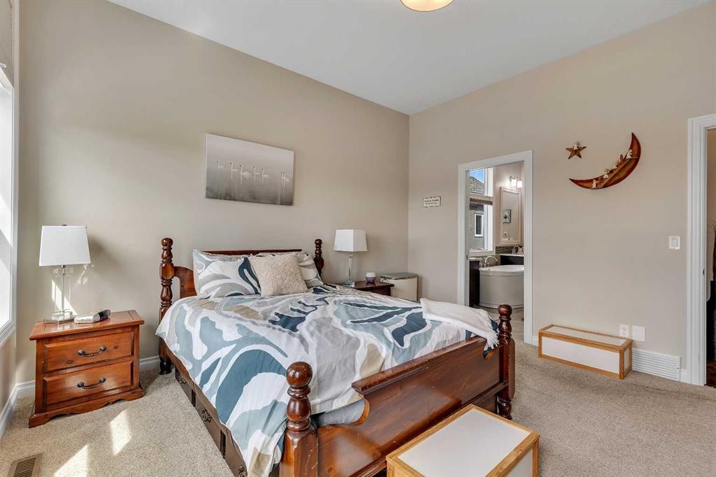 369 Marquis Landing Se, Calgary, AB - Indoor Photo Showing Bedroom