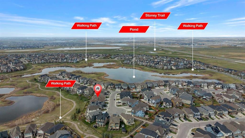 369 Marquis Landing Se, Calgary, AB - Outdoor With View
