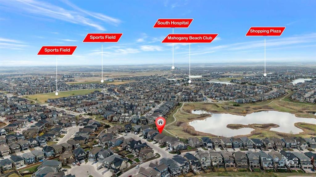 369 Marquis Landing Se, Calgary, AB - Outdoor With View