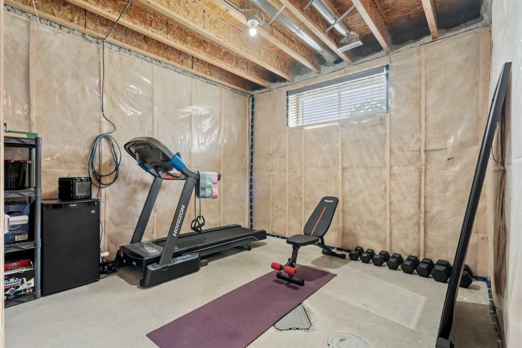 11 Masters Manor Se, Calgary, AB - Indoor Photo Showing Gym Room