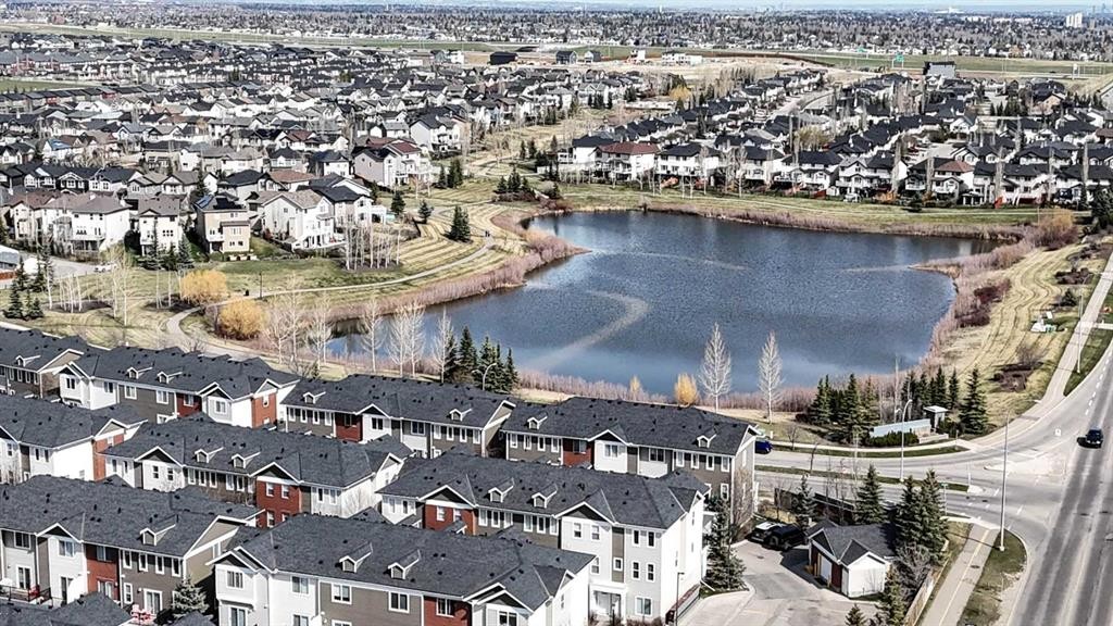 359 Silverado Common Sw, Calgary, AB - Outdoor With Body Of Water With View