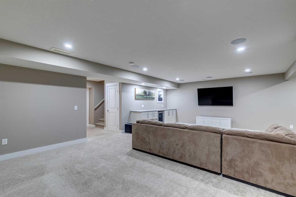 490 Mahogany Manor Se, Calgary, AB - Indoor Photo Showing Basement