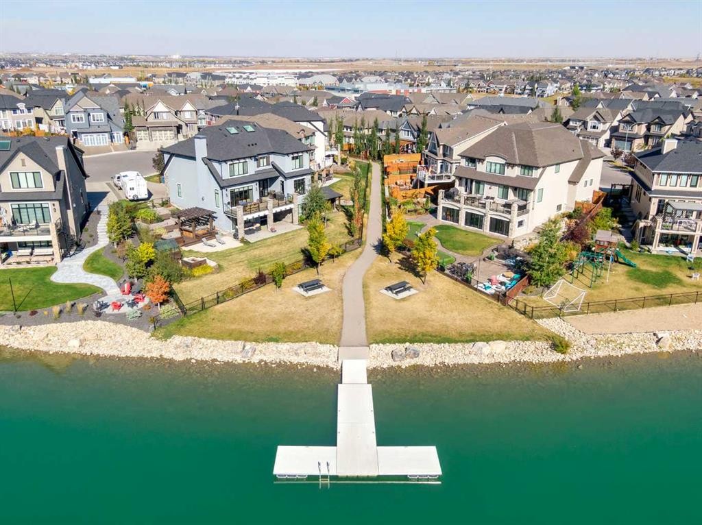 490 Mahogany Manor Se, Calgary, AB - Outdoor With Body Of Water With View