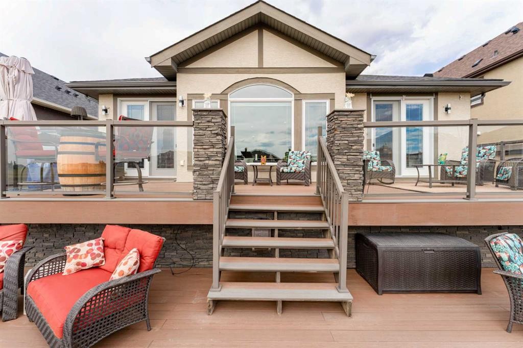 149 Muirfield Boulevard, Lyalta, AB - Outdoor With Deck Patio Veranda