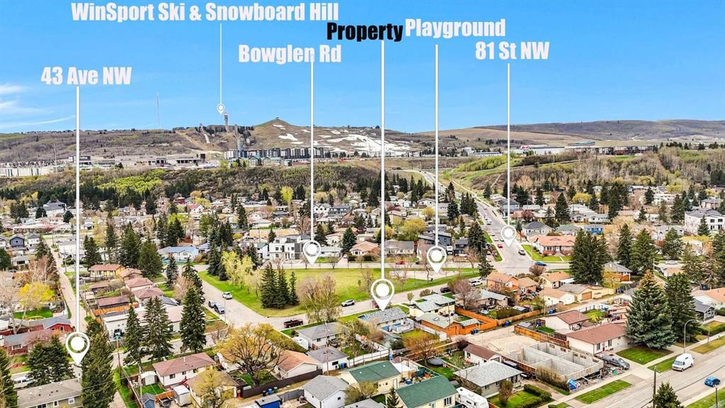 8316 43 Avenue Nw, Calgary, AB - Outdoor With View