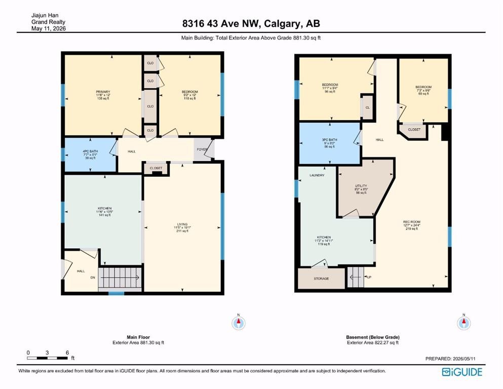 8316 43 Avenue Nw, Calgary, AB - Outdoor With View