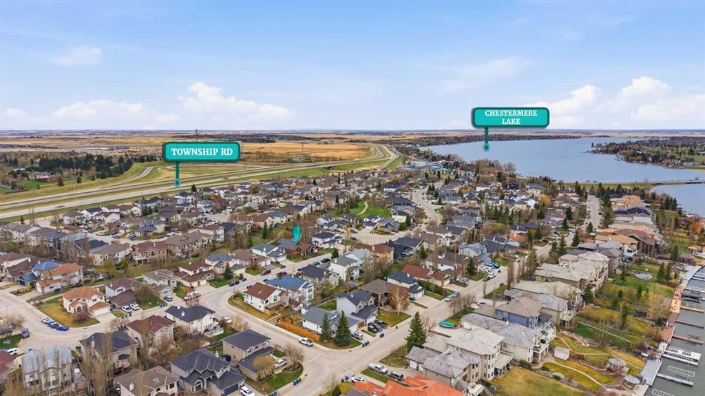 212 Cove Drive, Chestermere, AB - Outdoor With View