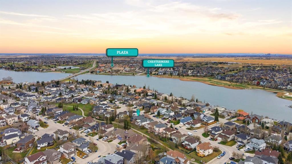 212 Cove Drive, Chestermere, AB - Outdoor With Body Of Water With View