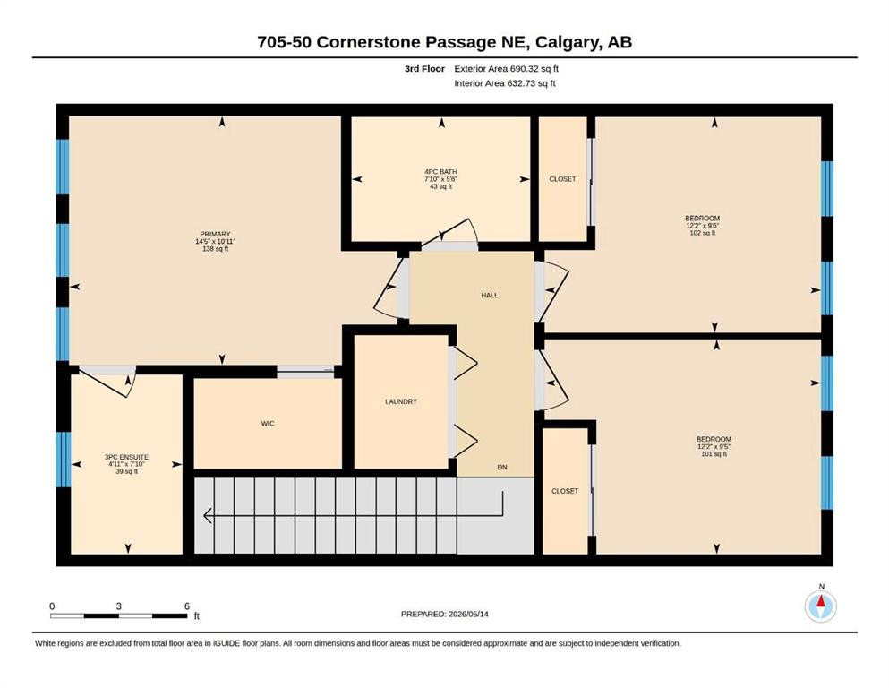 705-50 Cornerstone Passage Ne, Calgary, AB - Other