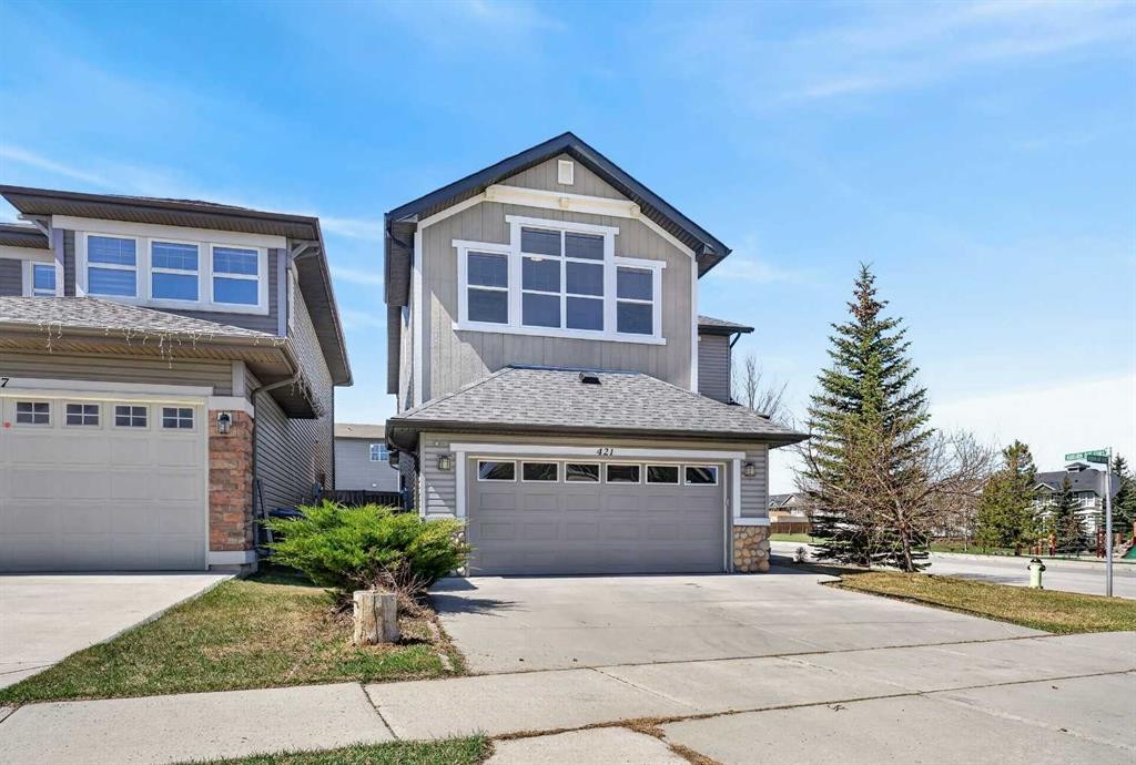 421 Auburn Bay Boulevard Se, Calgary, AB - Outdoor With Facade