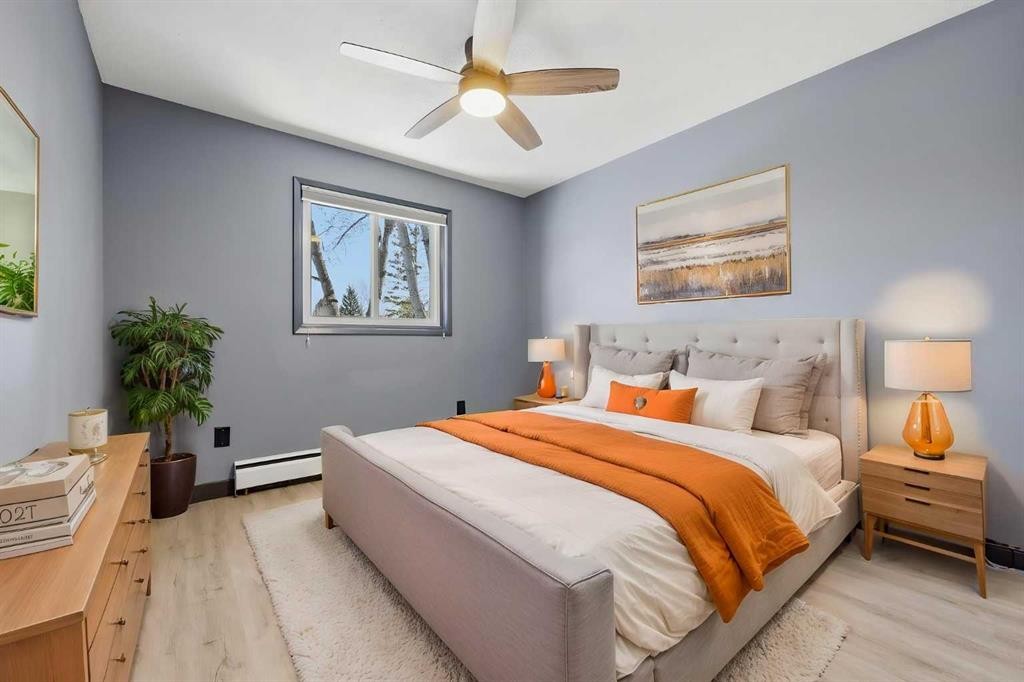 203-3103 Blakiston Drive Nw, Calgary, AB - Indoor Photo Showing Bedroom