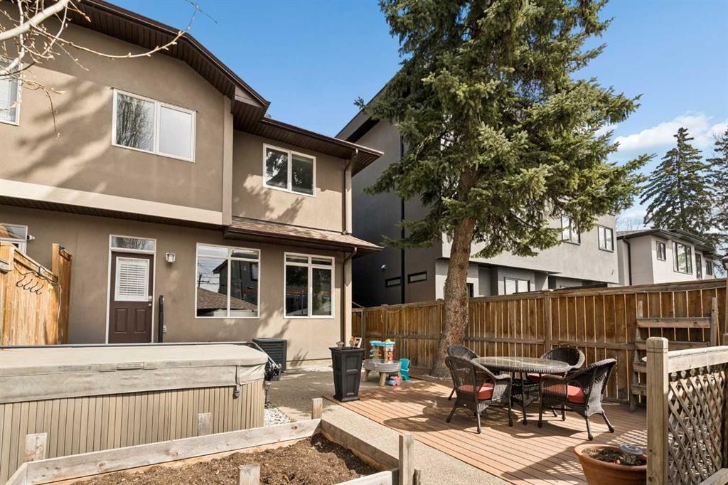 1825 33 Avenue Sw, Calgary, AB - Outdoor With Deck Patio Veranda