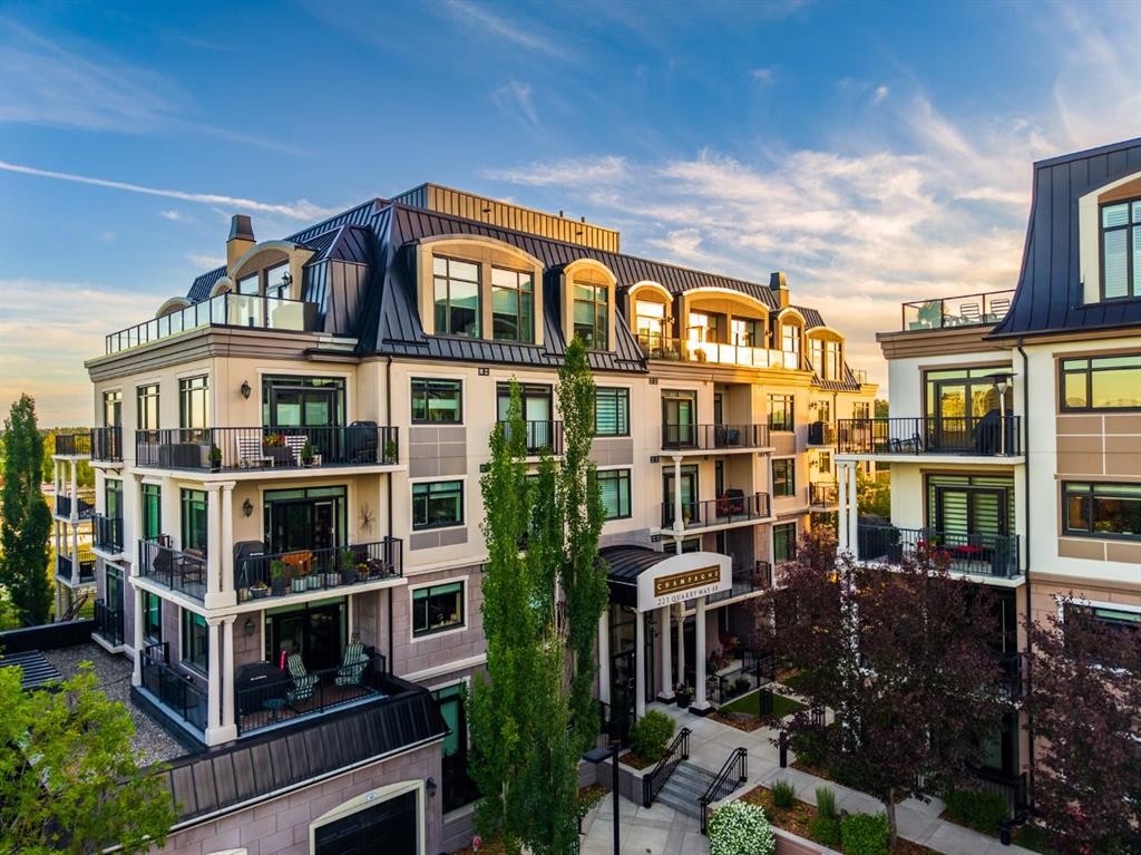 305-221 Quarry Way Se, Calgary, AB - Outdoor With Balcony