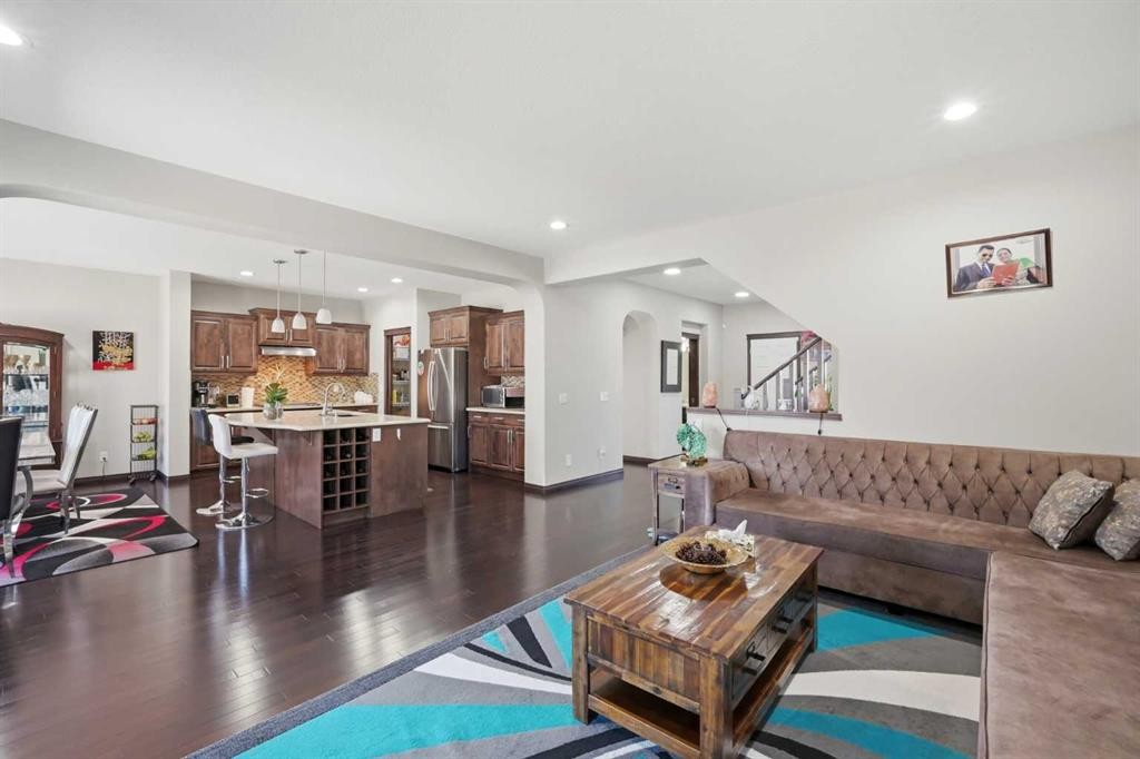 233 Aspenmere Circle, Chestermere, AB - Indoor Photo Showing Living Room