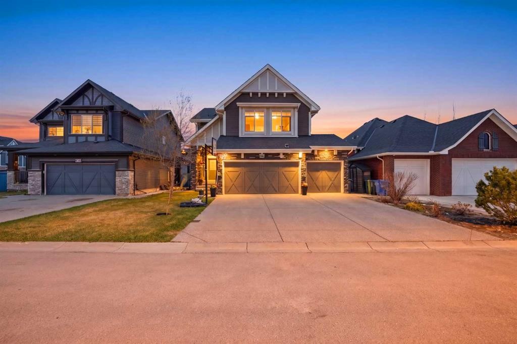 233 Aspenmere Circle, Chestermere, AB - Outdoor With Deck Patio Veranda With Facade